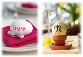 Яйце за Великден с име или буква