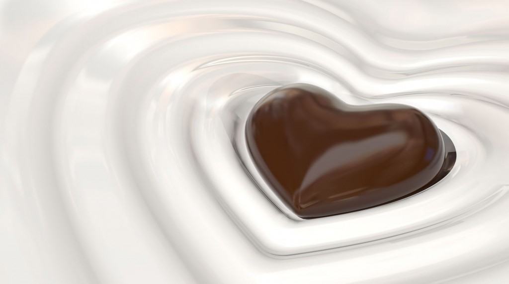 шоколадово сърце