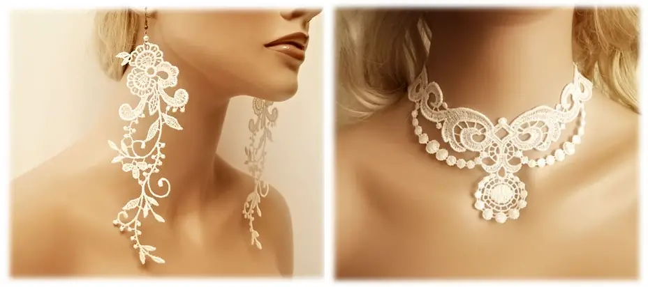 lace jewelry