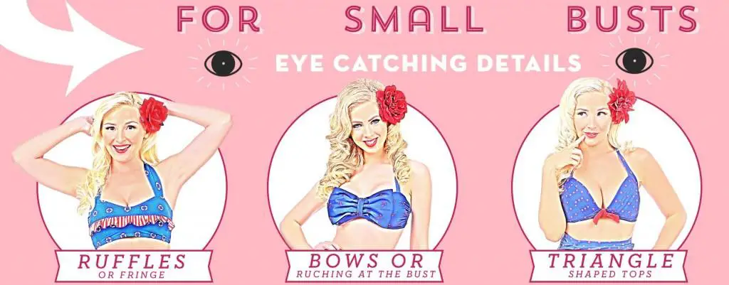 Бански костюм за малък бюст Swimsuits for small busts