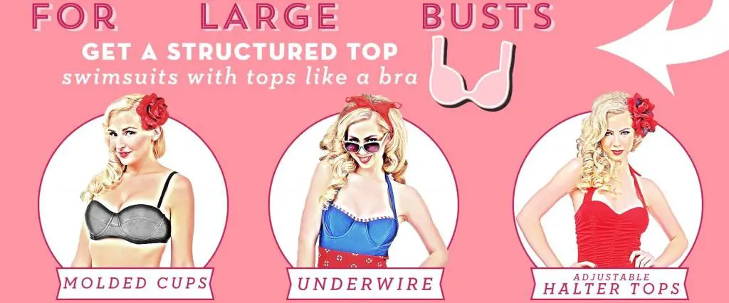 Бански костюм за голям бюст Swimsuits for large busts